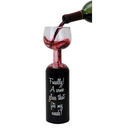 Wine Bottle Party Glass