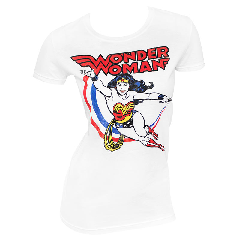 Wonder Woman In Flight Tee Shirt