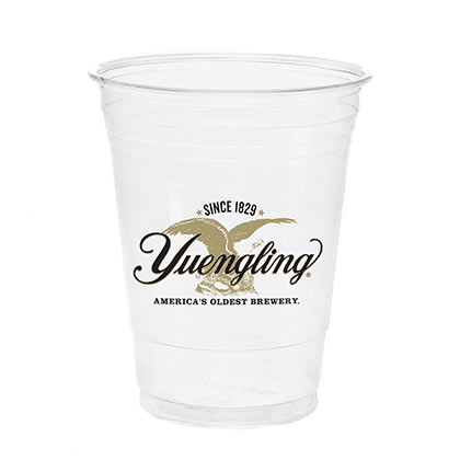 Yuengling 16oz Plastic Solo Beer Pint Cup 50 Pack Sleeve