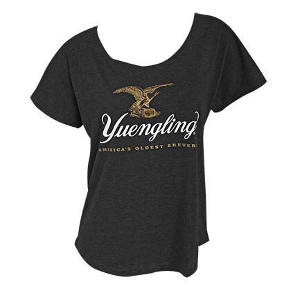 Yuengling Logo Loose Fit Women's Charcoal Gray T-Shirt