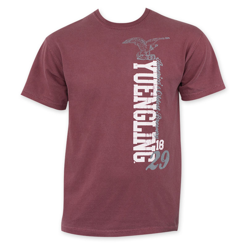 Yuengling Men's Brick Red Vertical Logo T-Shirt