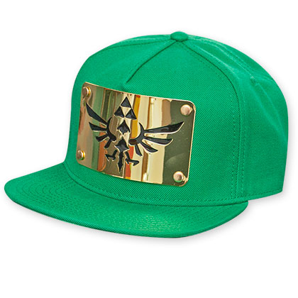 Zelda Green Plate Metal Snapback Hat