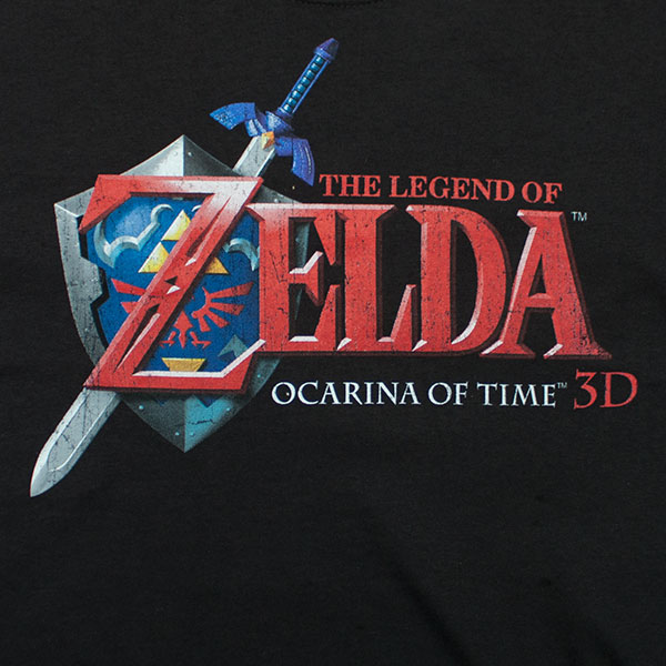 The Legend of Zelda Ocarina Of Time Logo TShirt | SuperheroDen.com