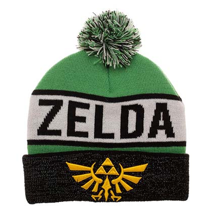Legend Of Zelda Reflective Winter Pom Beanie