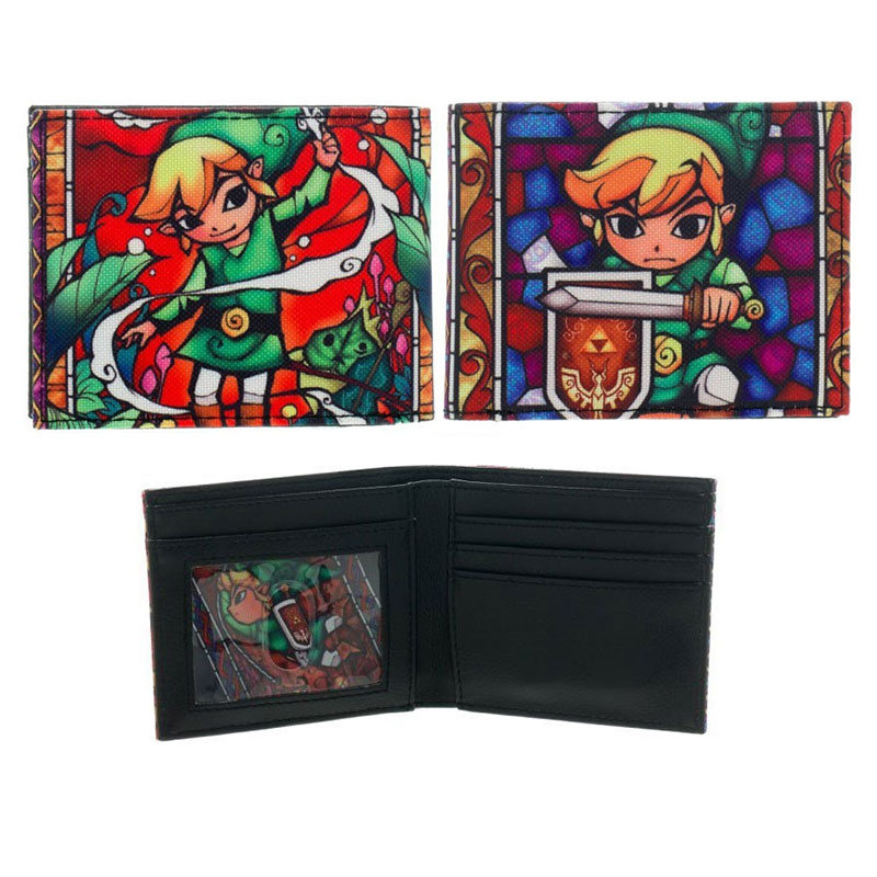 Zelda Wind Waker Stained Glass Wallet