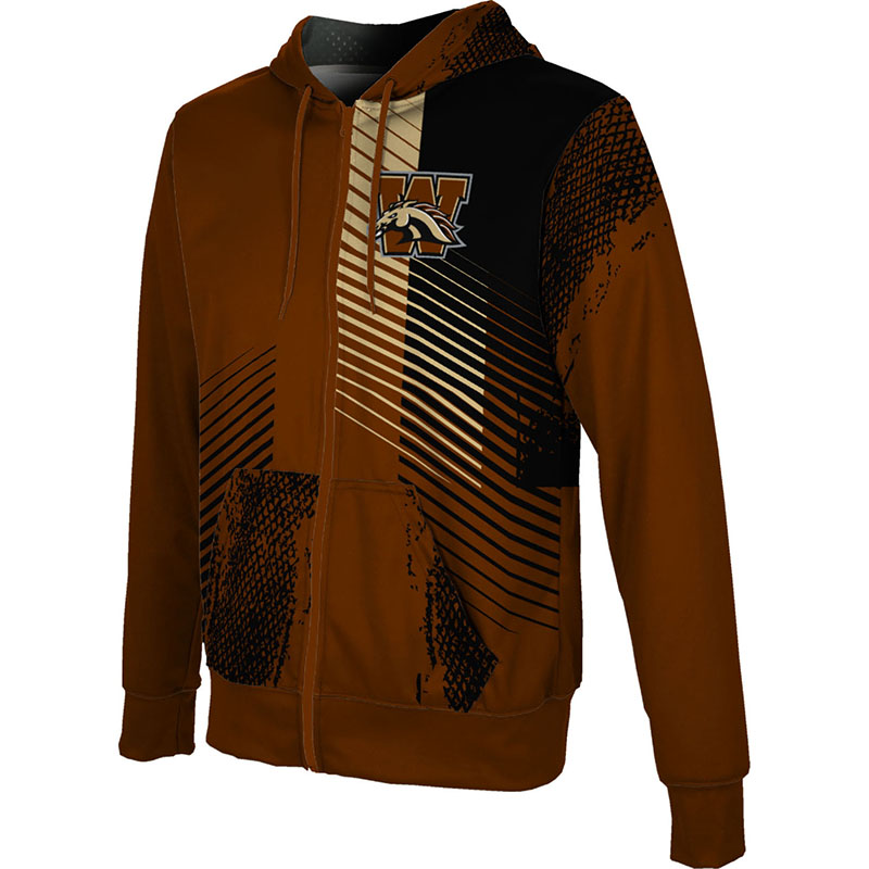 ProSphere Men's Western Michigan University Hustle Fullzip Hoodie ProSphere Men's Western Michigan University Hustle Fullzip Hoodie