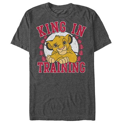 Disney Lion King King In Training Gray T-Shirt