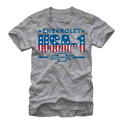 Chevrolet General Motors USA GM Gray T-Shirt