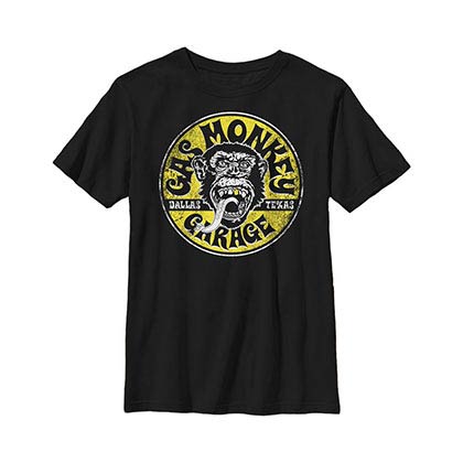 Gas Monkey Garage Equipped Black Youth T-Shirt