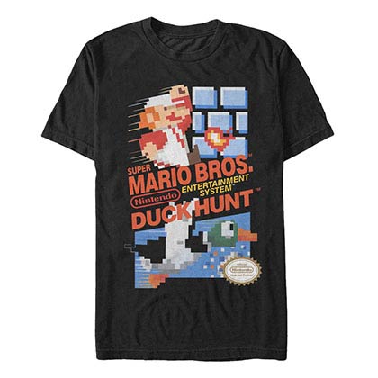 Nintendo Mario Hunt Black T-Shirt