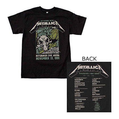 Metallica Pittsburgh Arena T-Shirt