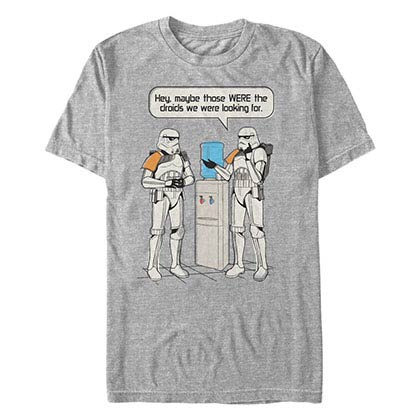 Star Wars Watercooler Gray T-Shirt