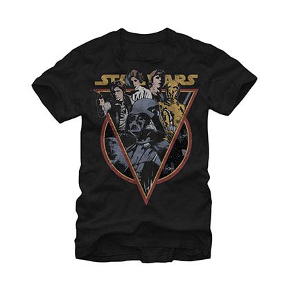 Star Wars Retro Black T-Shirt