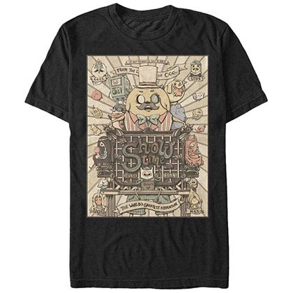 Adventure Time Show Time Black T-Shirt