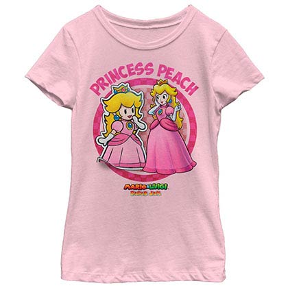 Nintendo Princesses Pink Youth Girls T-Shirt