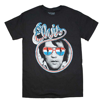 Elvis Presley Red White and Blue Photo T-Shirt