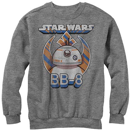 Star Wars Episode 7 Rollin Astro Gray Long Sleeve T-Shirt