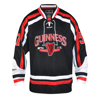 Guinness Red and Black Hockey Jersey