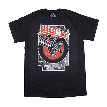 Judas Priest Silver and Red Vengeance T-Shirt