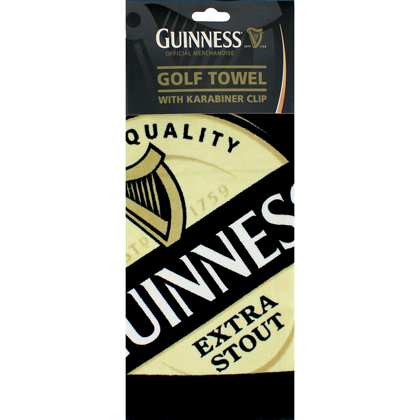 Guinness Extra Stout Label Golf Towel