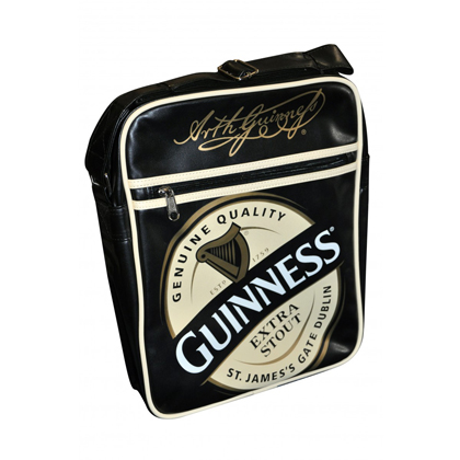 Guinness Label Black Shoulder Bag