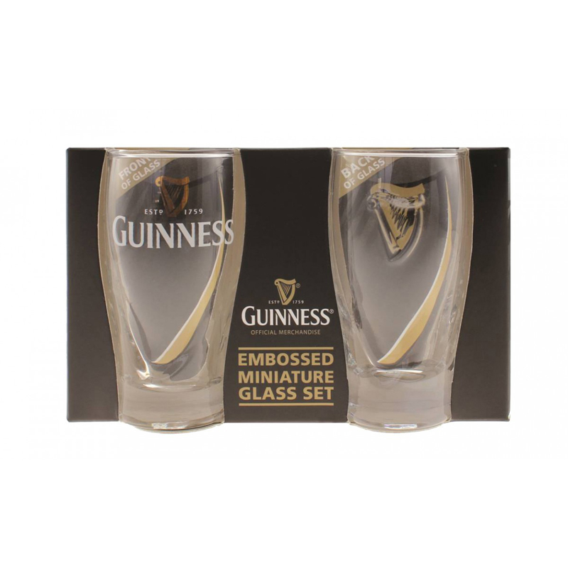 Guinness Gravity Mini Pint Glasses 2 Pack Guinness Gravity Mini Pint Glasses 2 Pack