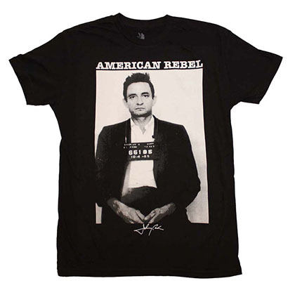Johnny Cash American Rebel Mugshot T-Shirt