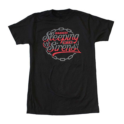 Sleeping with Sirens Red Chain T-Shirt
