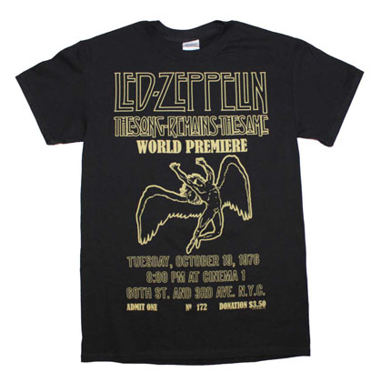 Led Zeppelin Song Remains the Same T-Shirt