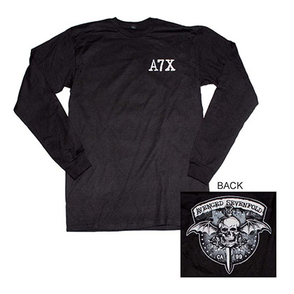 Avenged Sevenfold Biker Bat Long Sleeve T-Shirt