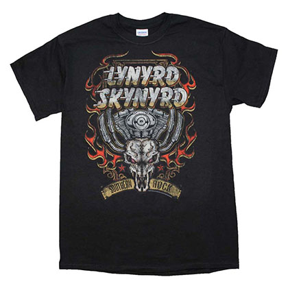 Lynyrd Skynyrd Motor Skull T-Shirt