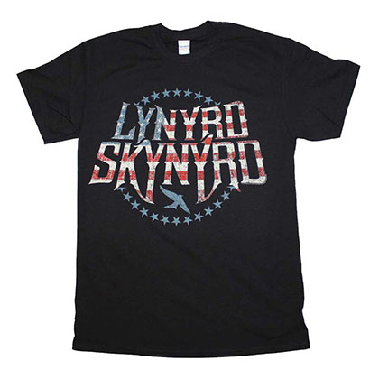 Lynyrd Skynyrd Stripes and Stars Logo T-Shirt