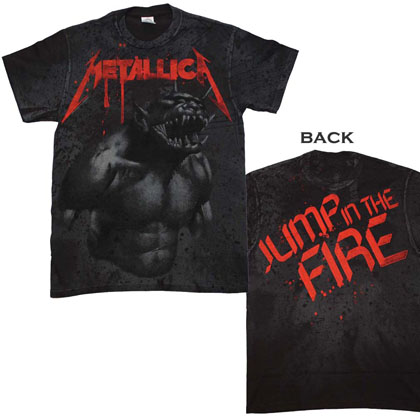 Metallica Jump in the Fire All Over T-Shirt