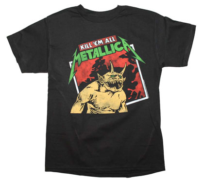 Metallica Kill em All Tilted T-Shirt