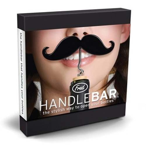 The Handlebar Mustache Corkscrew & Beer Bottle Opener The Handlebar Mustache Corkscrew & Beer Bottle Opener