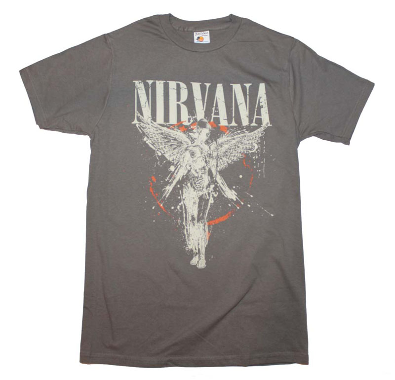 nirvana grey tshirt