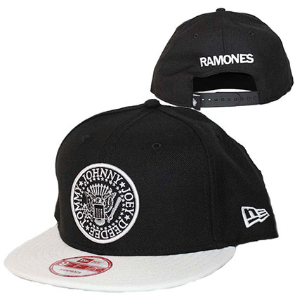 Ramones Seal Black and White New Era Hat