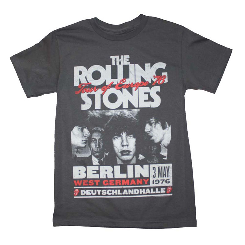 Rolling Stones Europe 76 Tour T-Shirt Rolling Stones Europe 76 Tour T-Shirt
