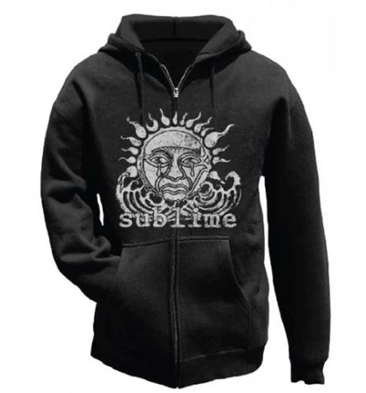 Sublime Sun Zip Front Hooded Sweatshirt
