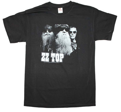 ZZ Top Black Photo T-Shirt